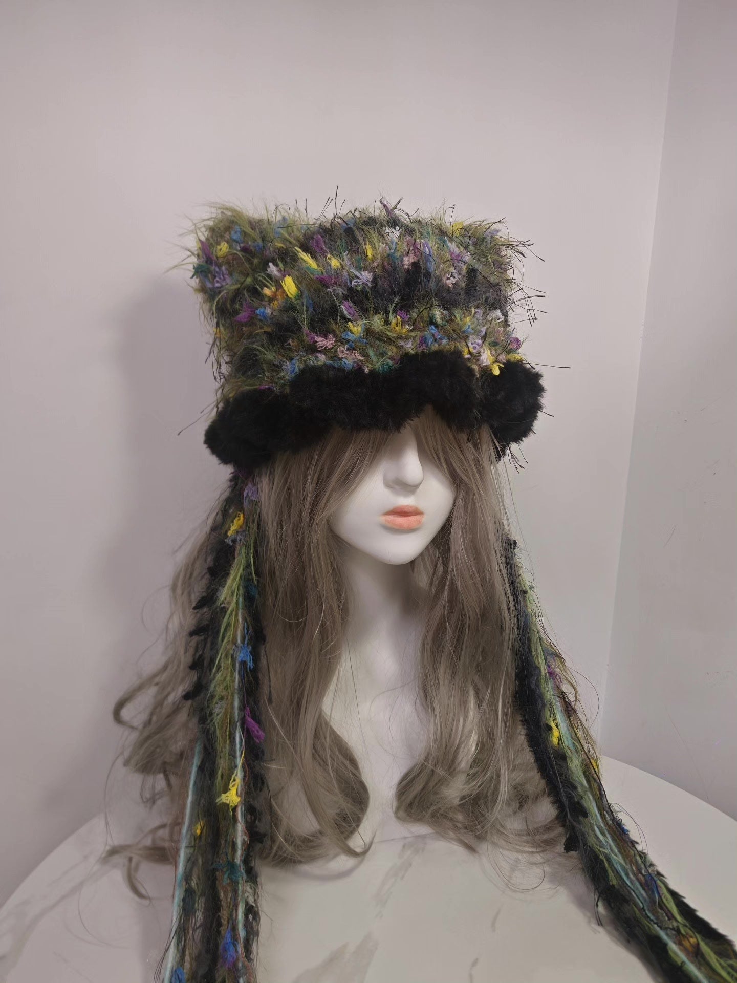Forest Cat Ear Hat - Soft Yarn, 52-58cm Fit