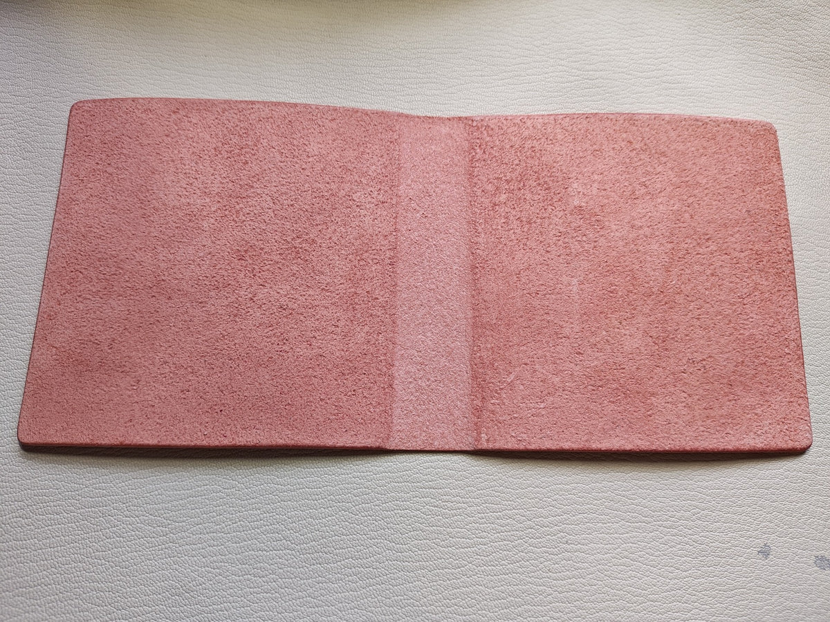 Loose Leaf Notebook Cover Pink Leather M5