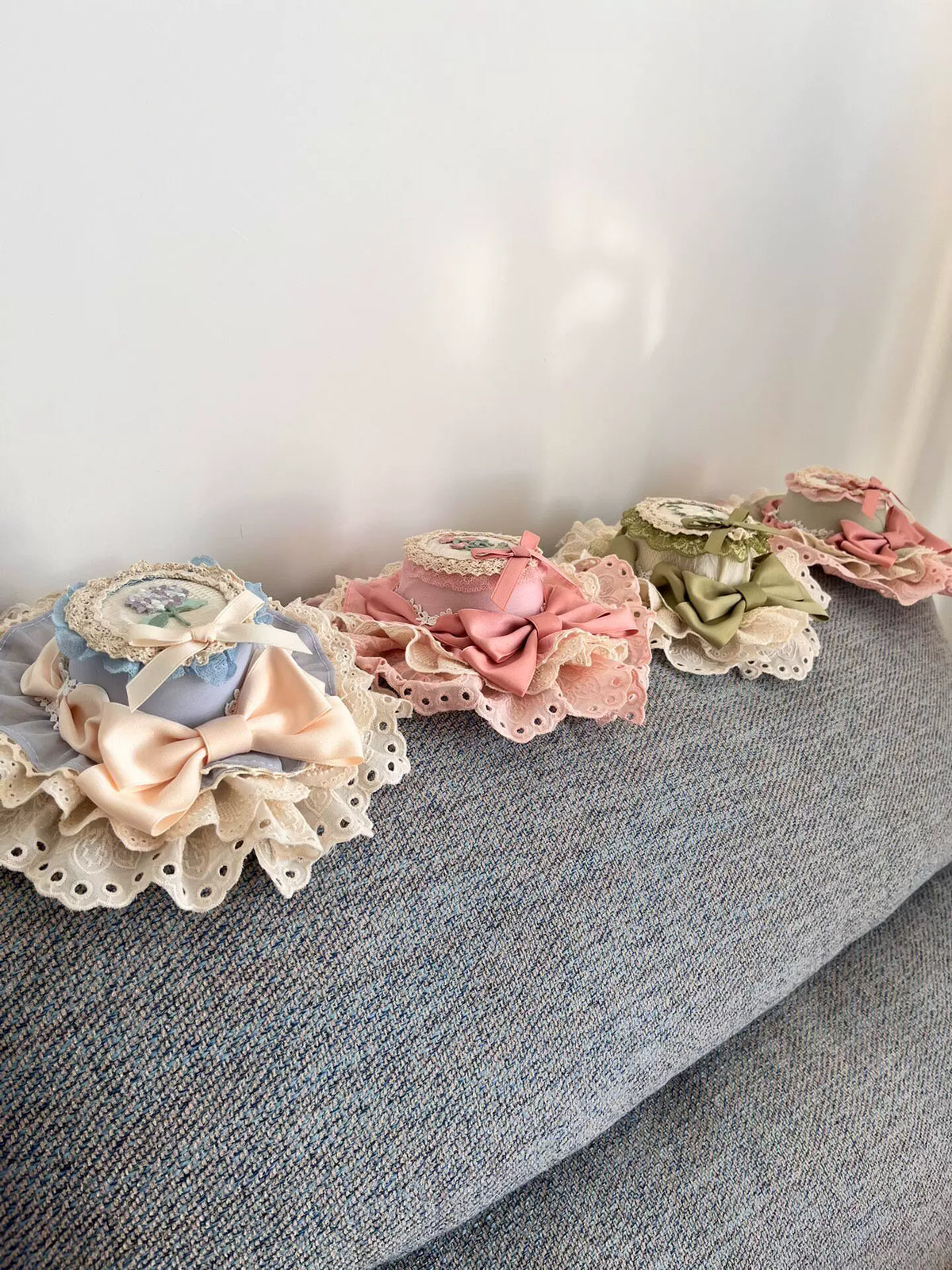 Handmade Lolita Lace Bow Mini Hat