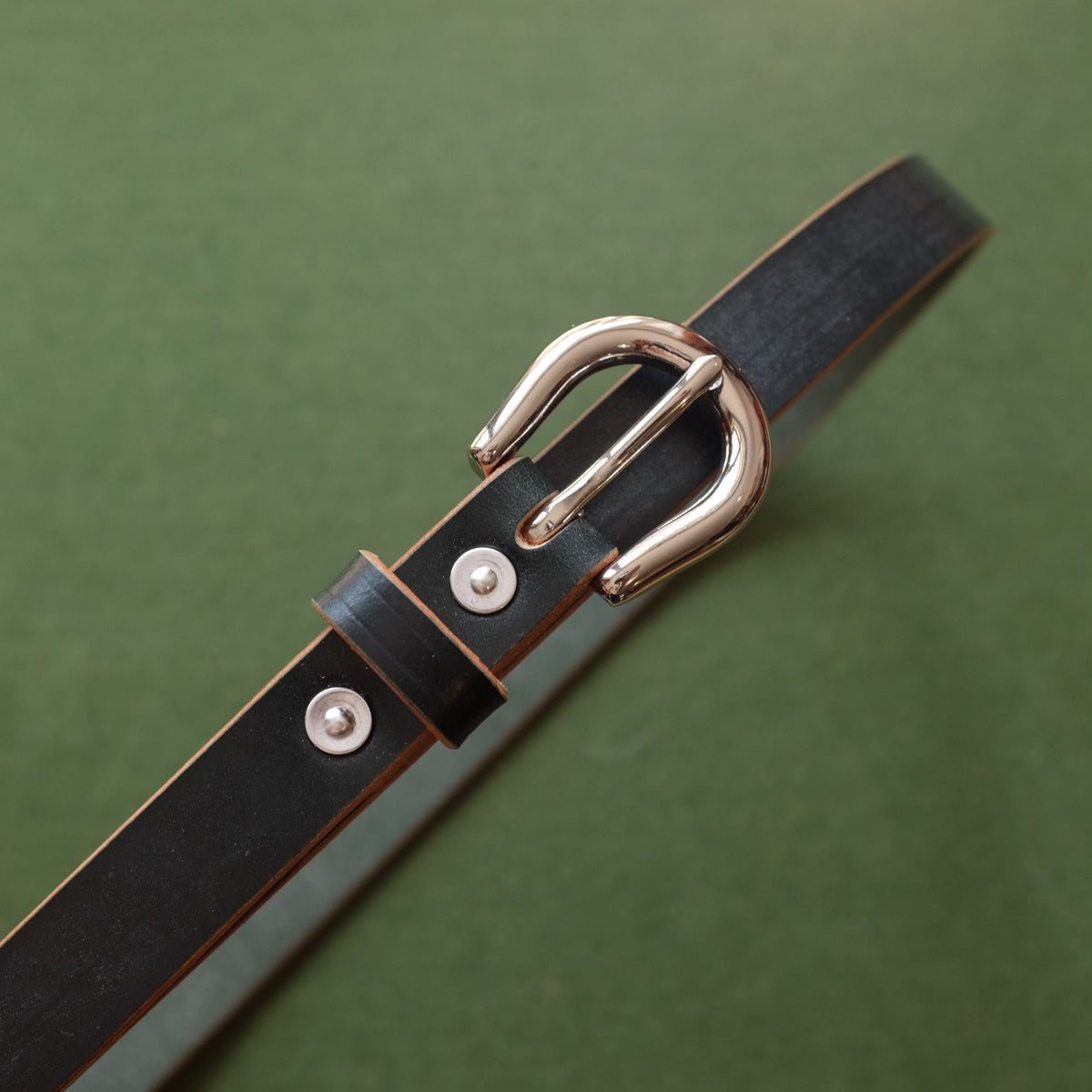 Smalle Unisex 20mm Riem van English Bridle Leather