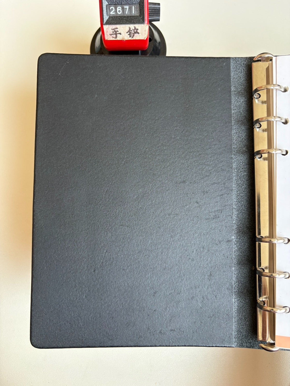 A6 Buttero Leather Six-Ring Binder
