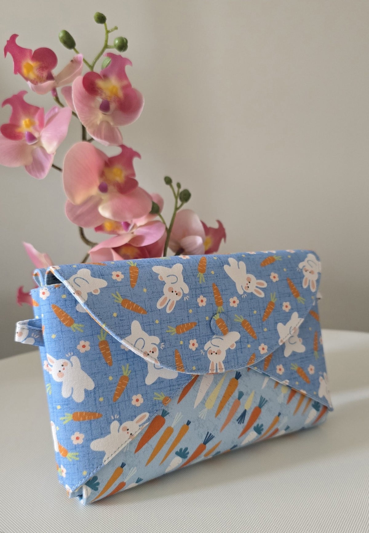 Blueprint Carrot Rabbit Double-Sided Handbag