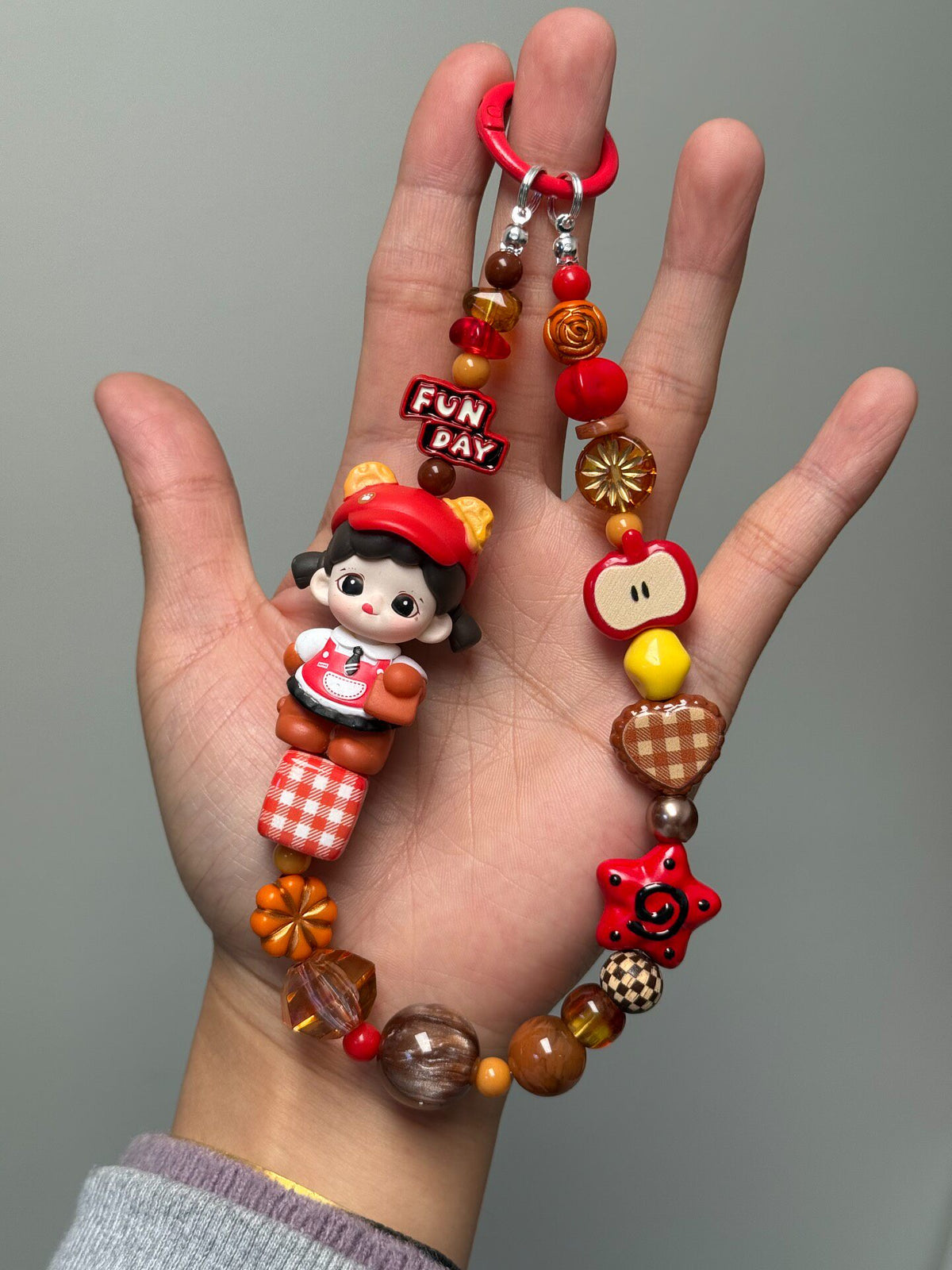 Handmade Zarra Beaded Phone Strap Charm