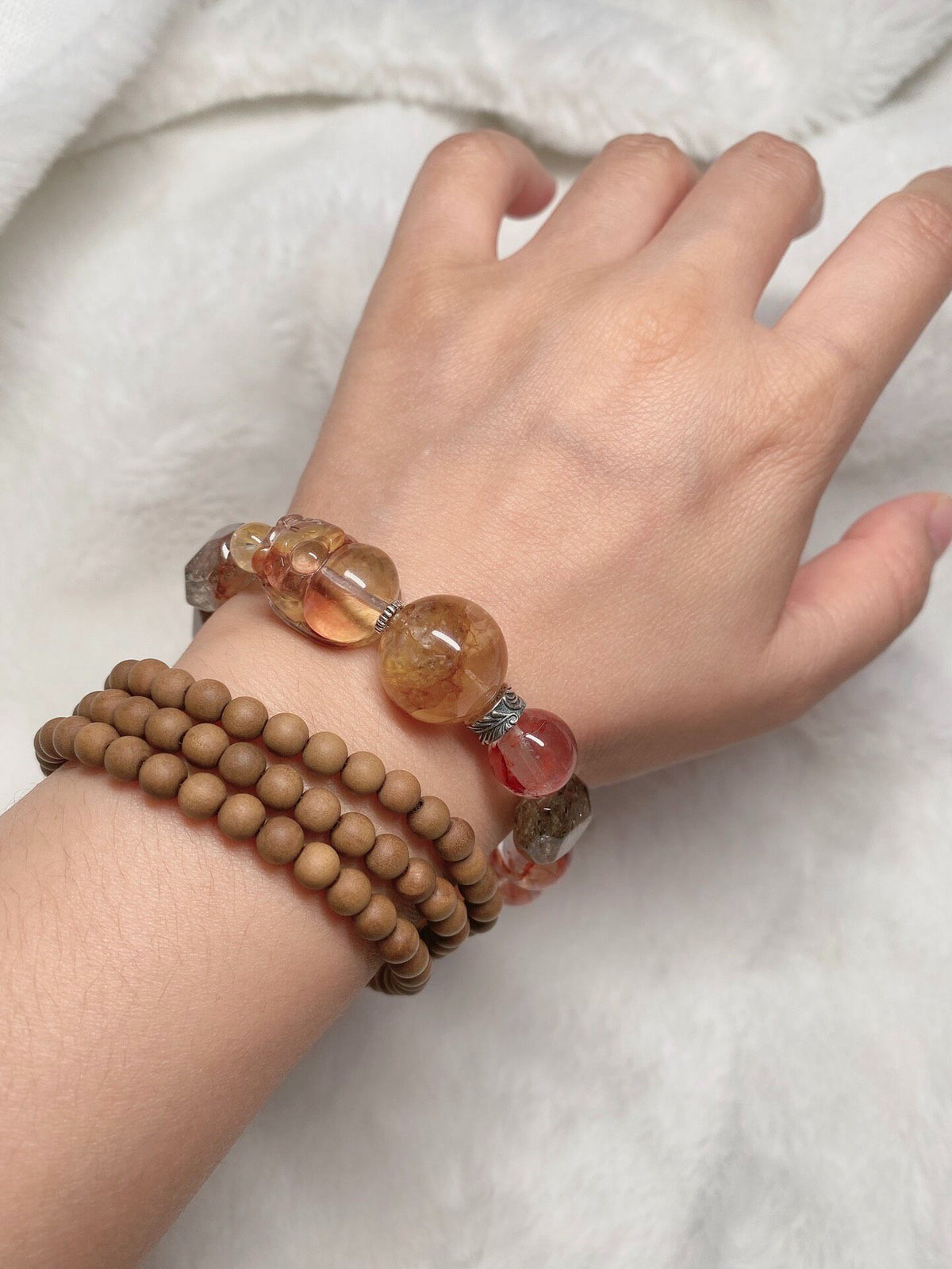 Black Gold Super Seven Stone Bracelet