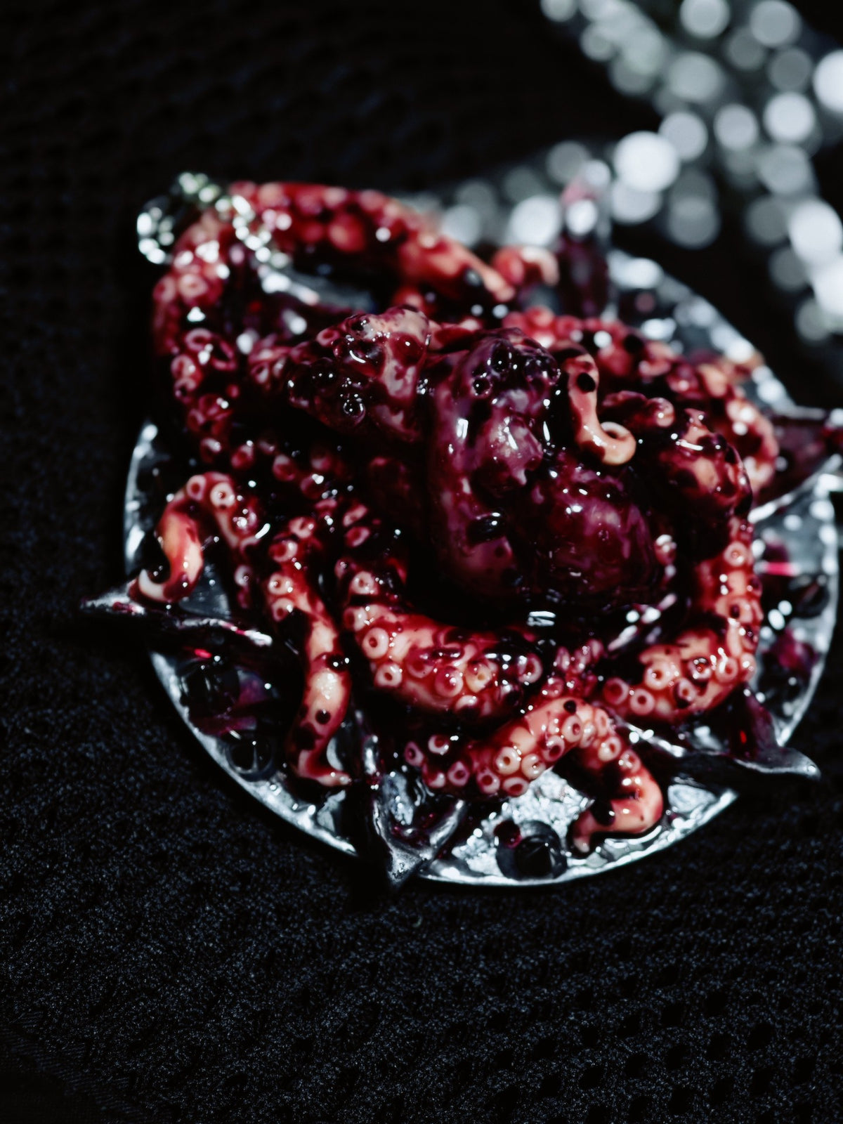 Cthulhu Punk Tentacle Heart Pentagram Pendant