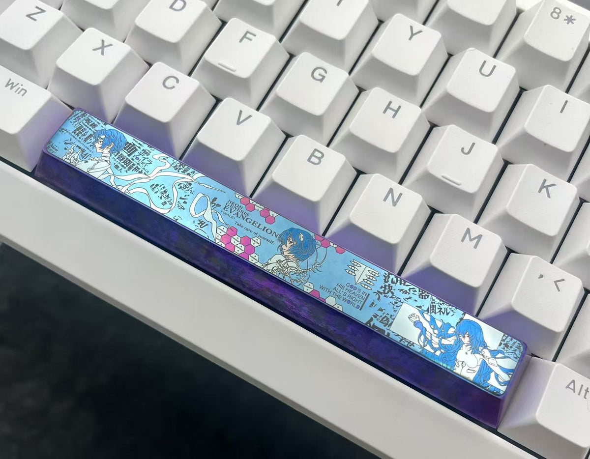 EVA Rei Ayanami 6.25u Titanium Alloy Spacebar Keycap