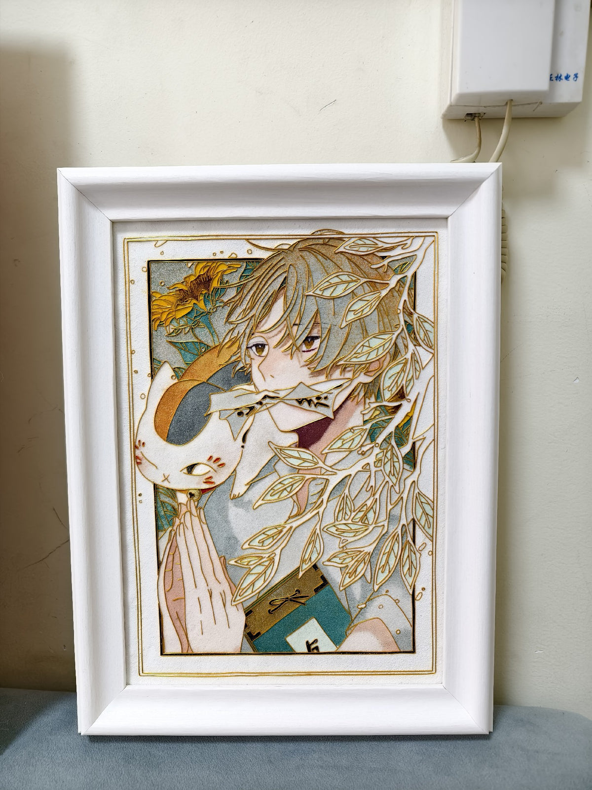 Cloisonne Enamel Artwork A4 Anime Character