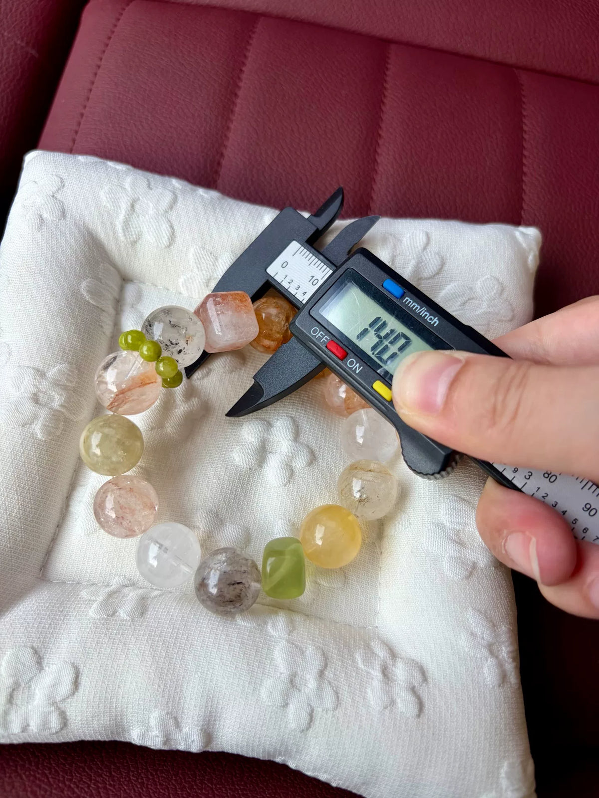 Mixed Gemstone Crystal Beaded Bracelet
