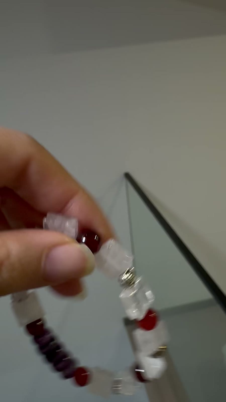 Braccialetto in Quarzo Phantom, Diasdolo e Charoite