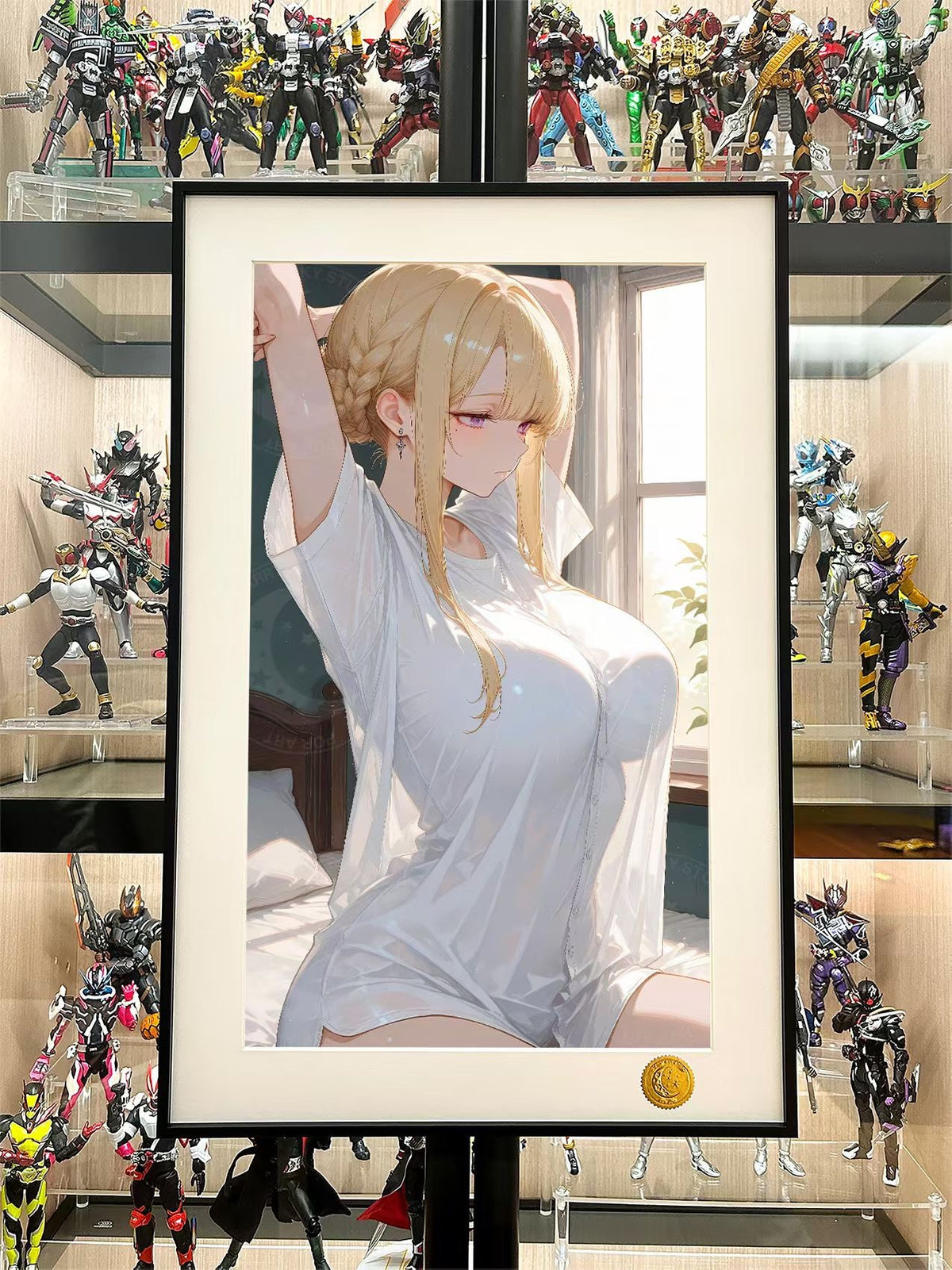 Framed Anime Art Print Evelyn Limited Edition