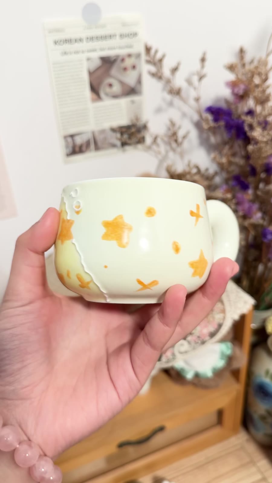 Handpainted Ceramic Coffee Mug 270cc
