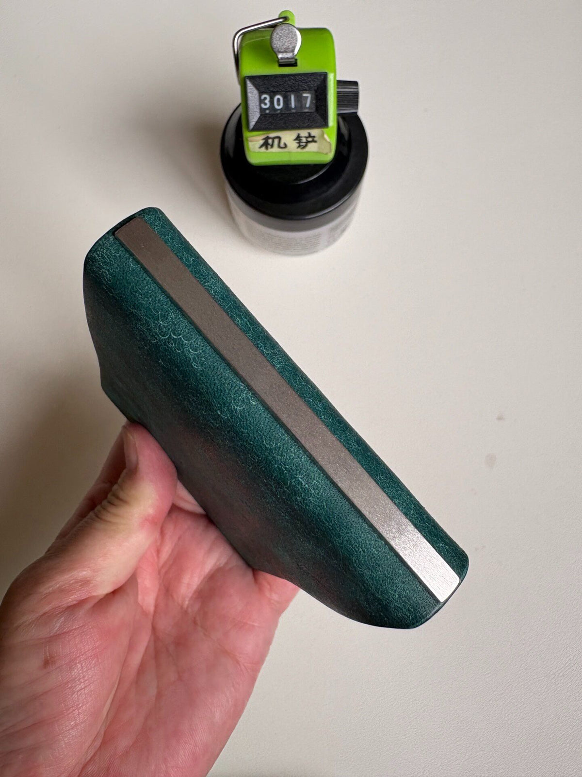 Pueblo Leather Four Ring Binder A9 Teal