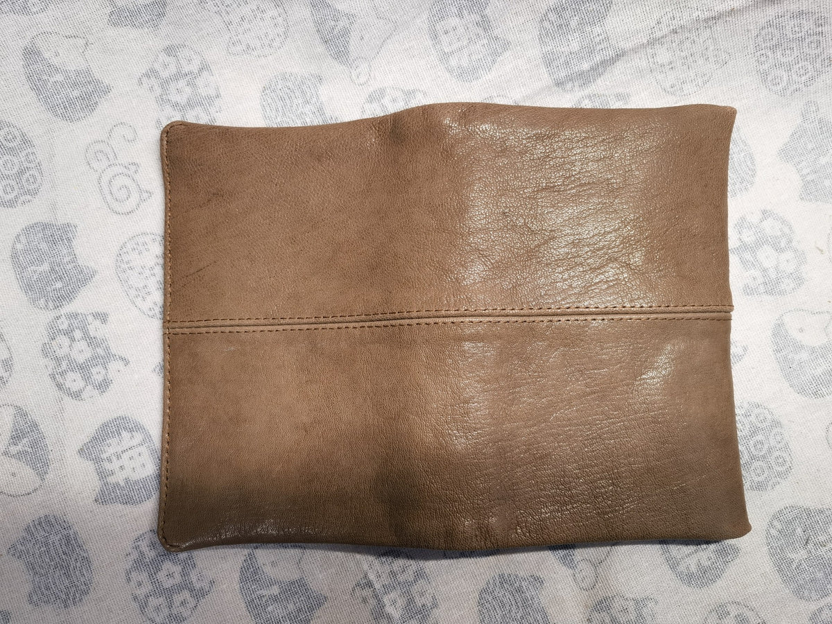 Vegetable Tanned Goat Leather A6 Planner Cover