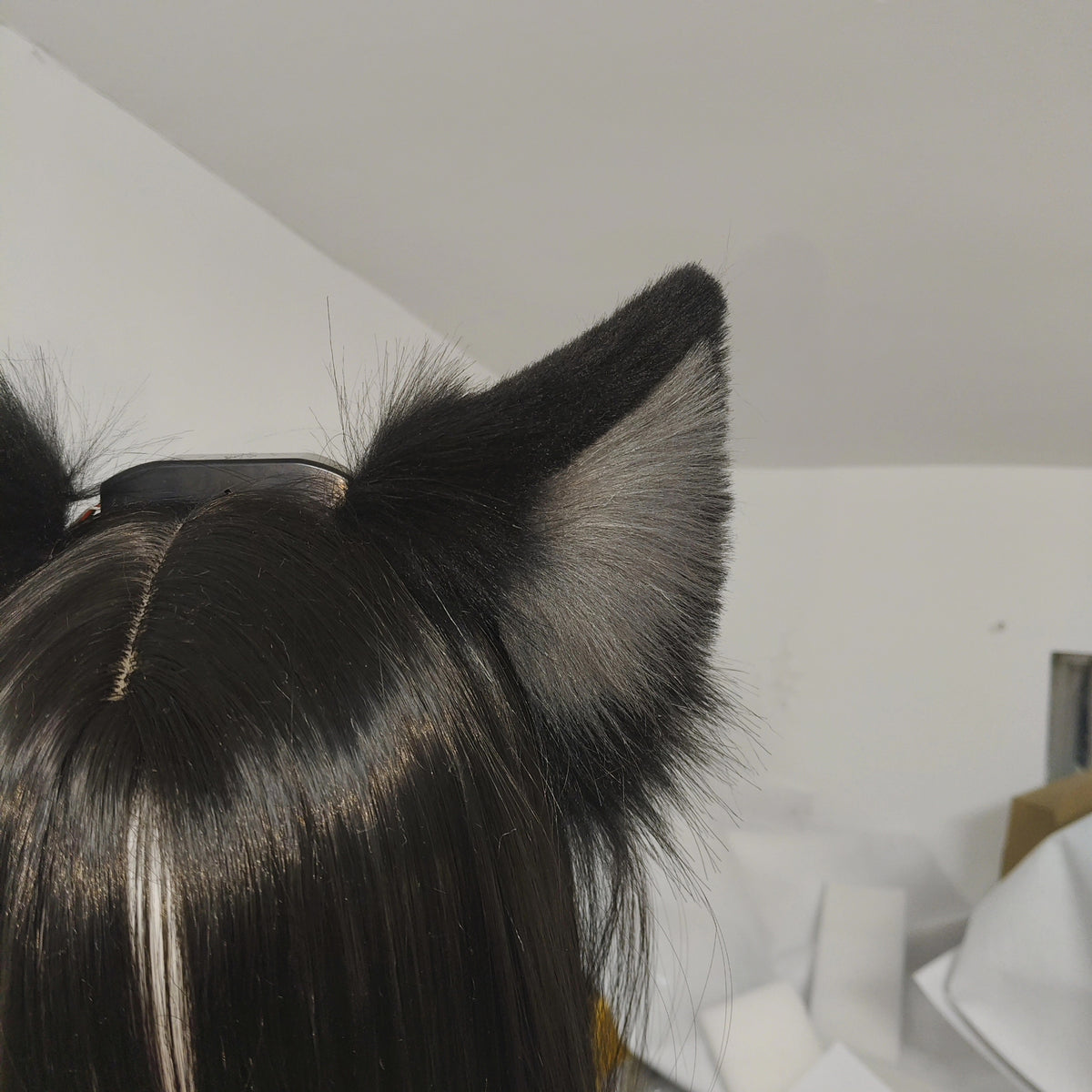 Motion Sensing Electric Wolf Cat Ears Headband