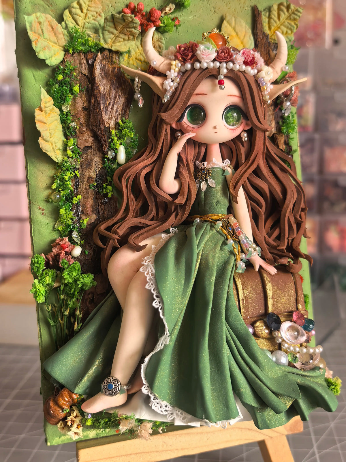 Taurus Ultra-Light Clay Character Portrait Ornament