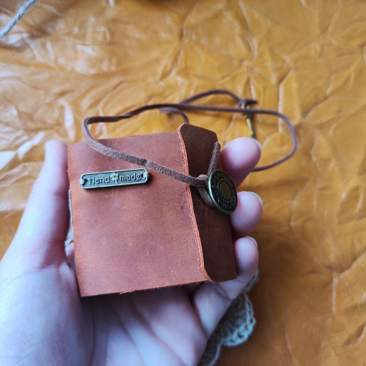 Cowhide Leather Journal 144 Pages