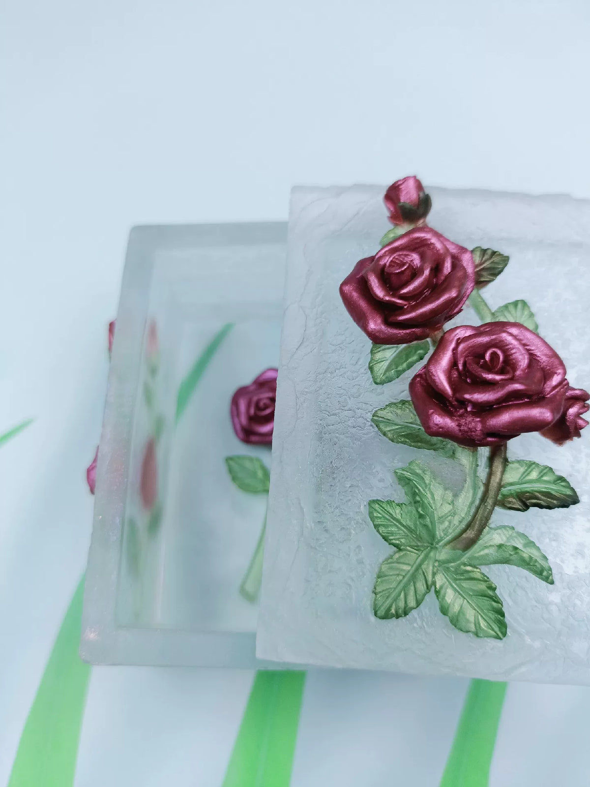 Sieradendoos van Hars met Rozen