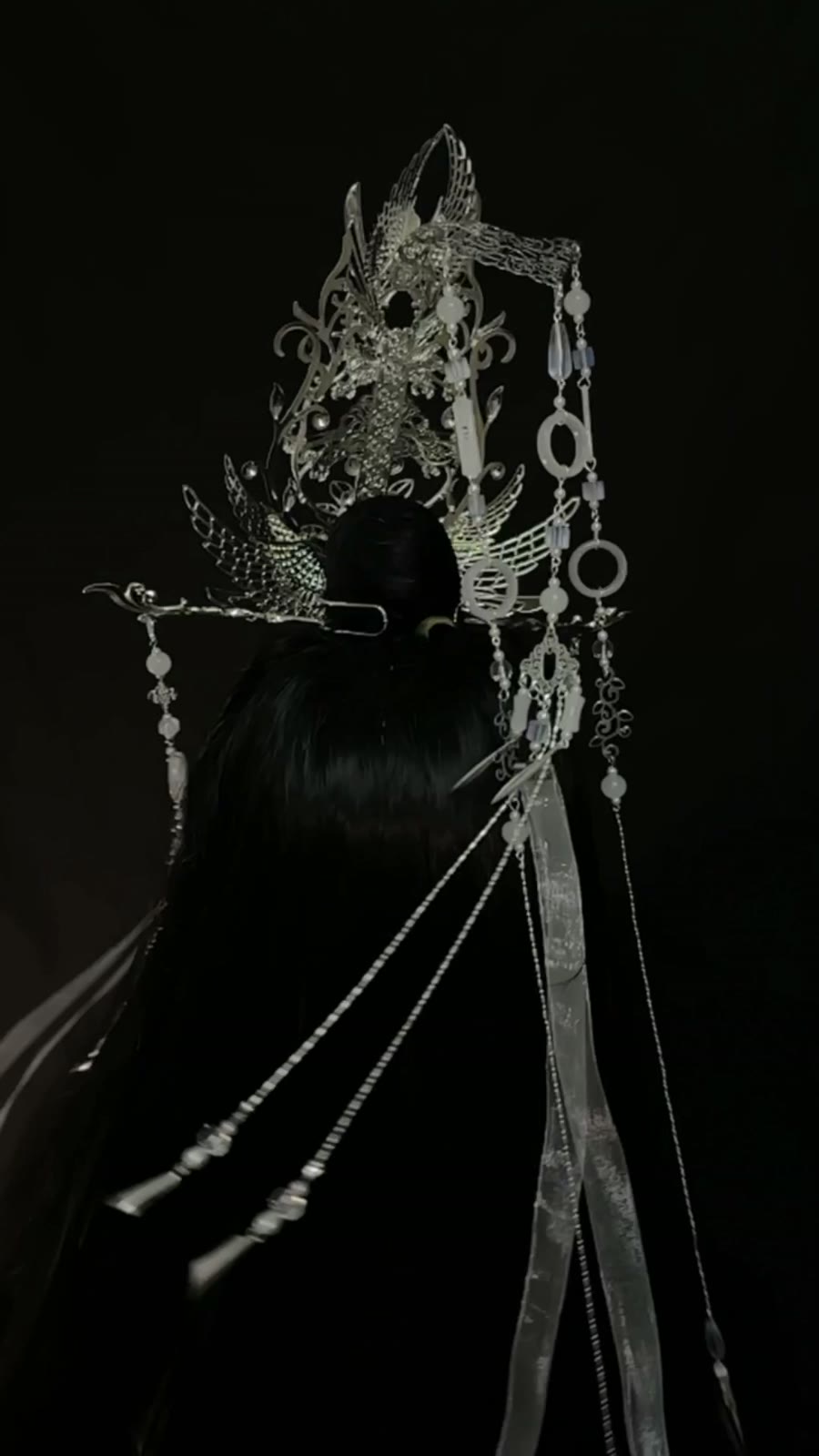 Silver Filigree Master Cosplay Hair Crown