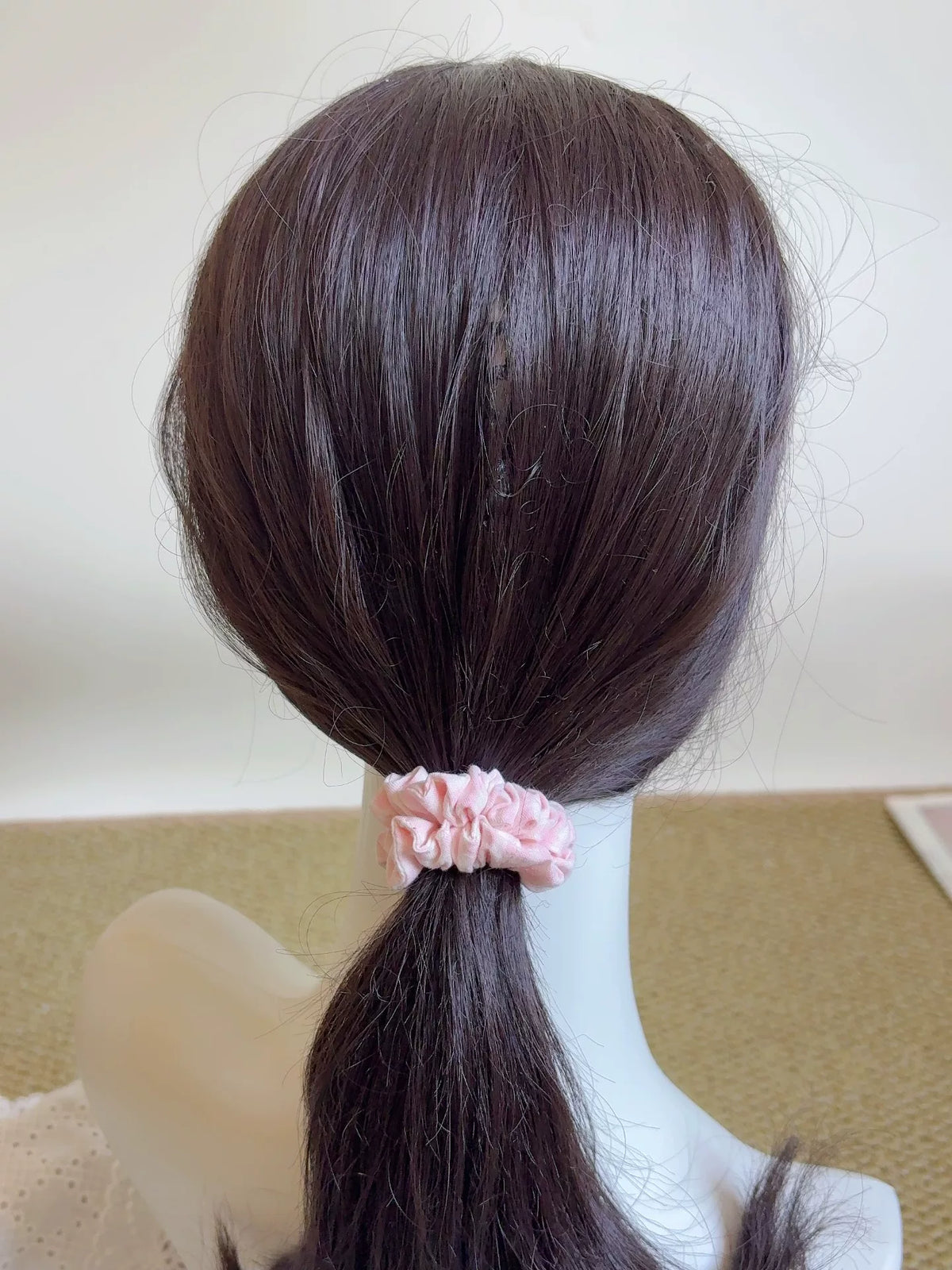 Imported Plaid Multi Pleat Scrunchie Set