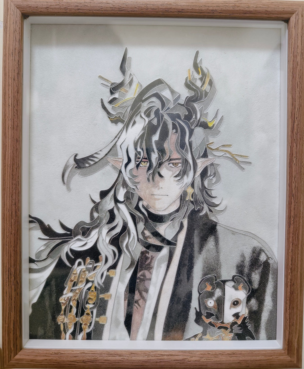 Cloisonne Enamel Art Painting 20x25cm