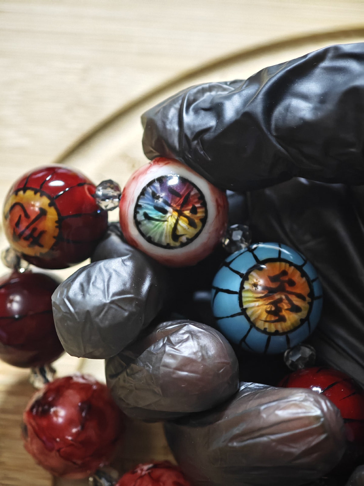 Demon Slayer Eyeball Resin Bracelet 2cm
