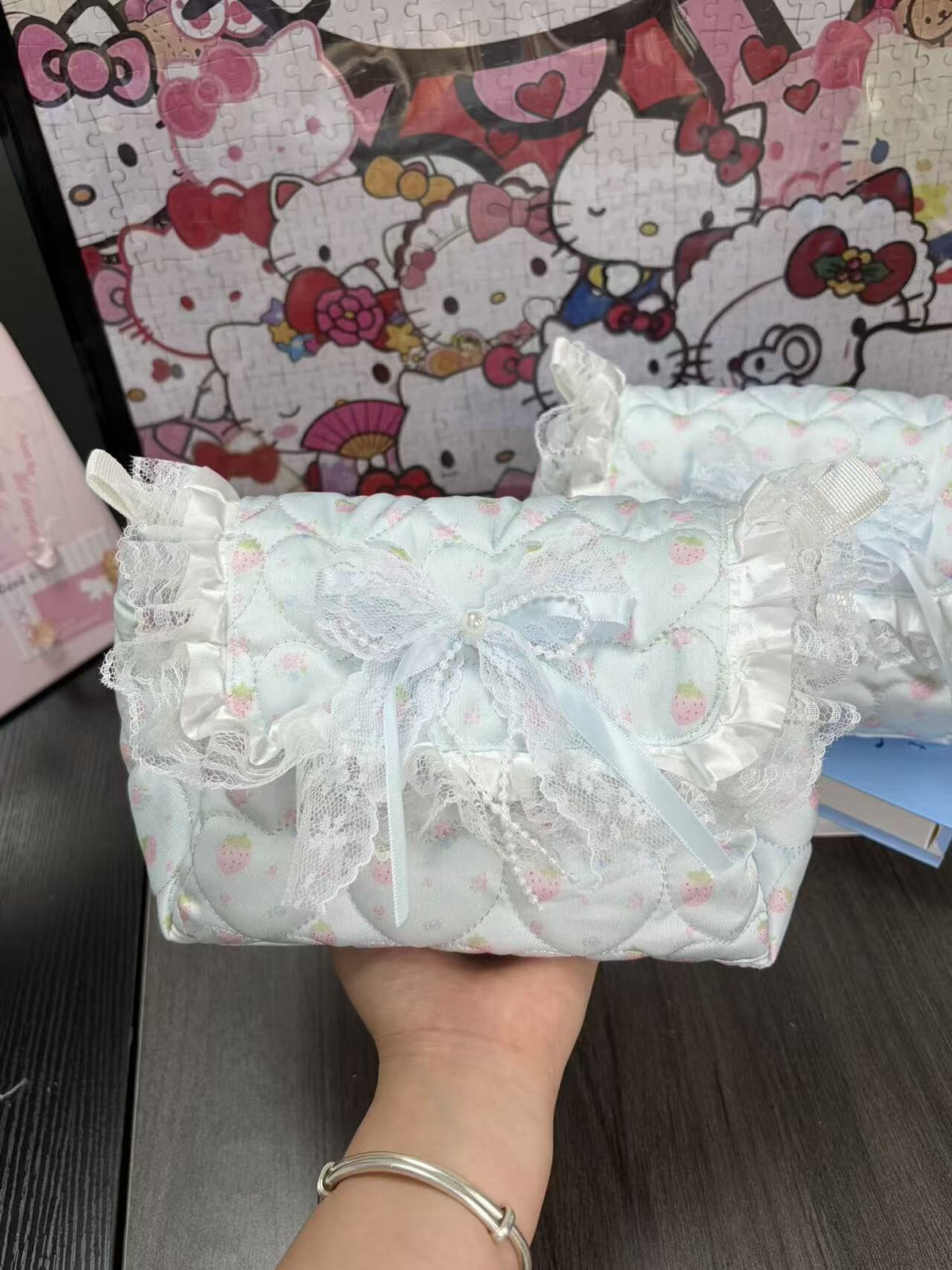 Sweet Strawberry Quilted Lolita Shoulder Bag