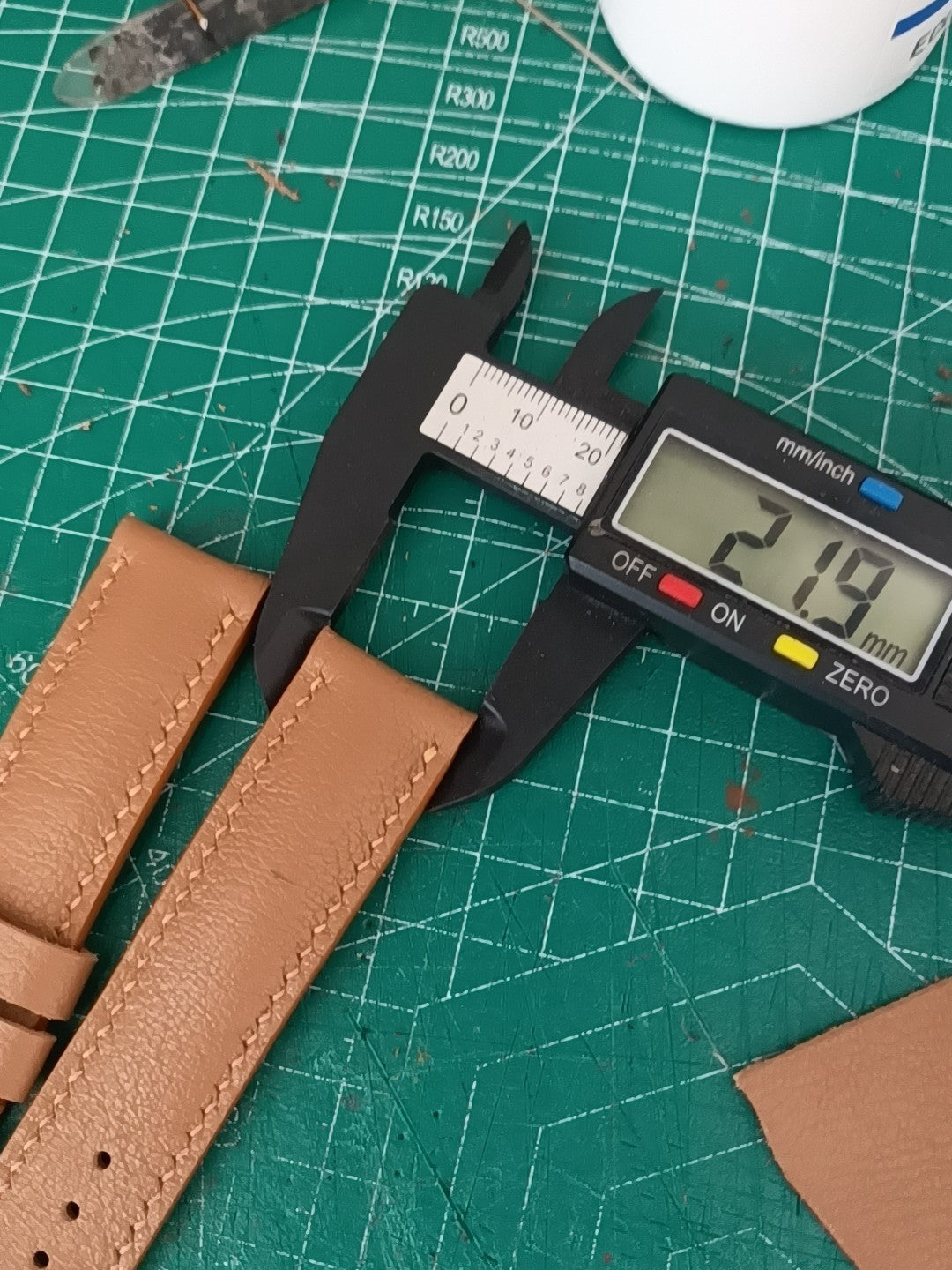 Handmade French Sheepskin Leather Watch Strap