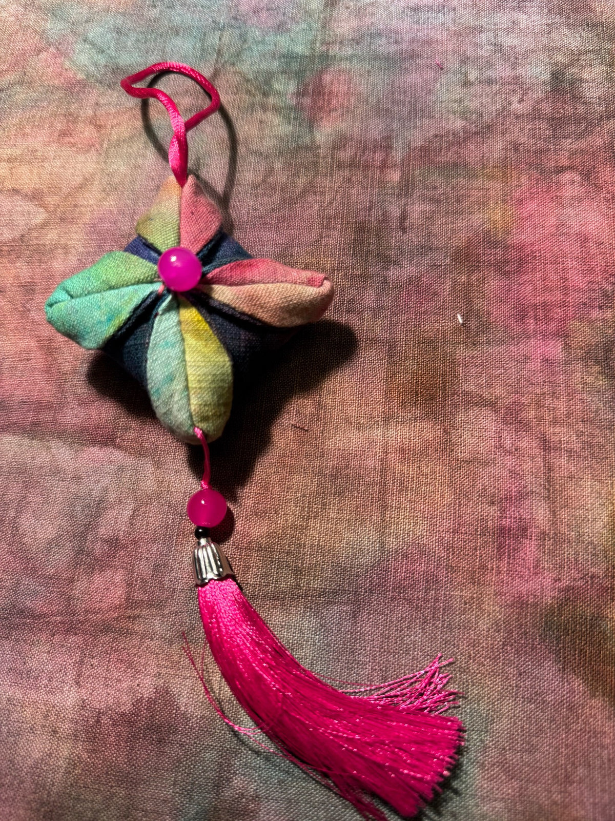 Handcrafted Patchwork Fabric Sachet Pouch