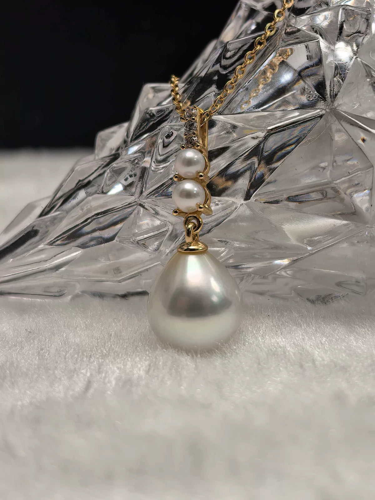 Collier pendentif en perle de la mer Sud d'Australie