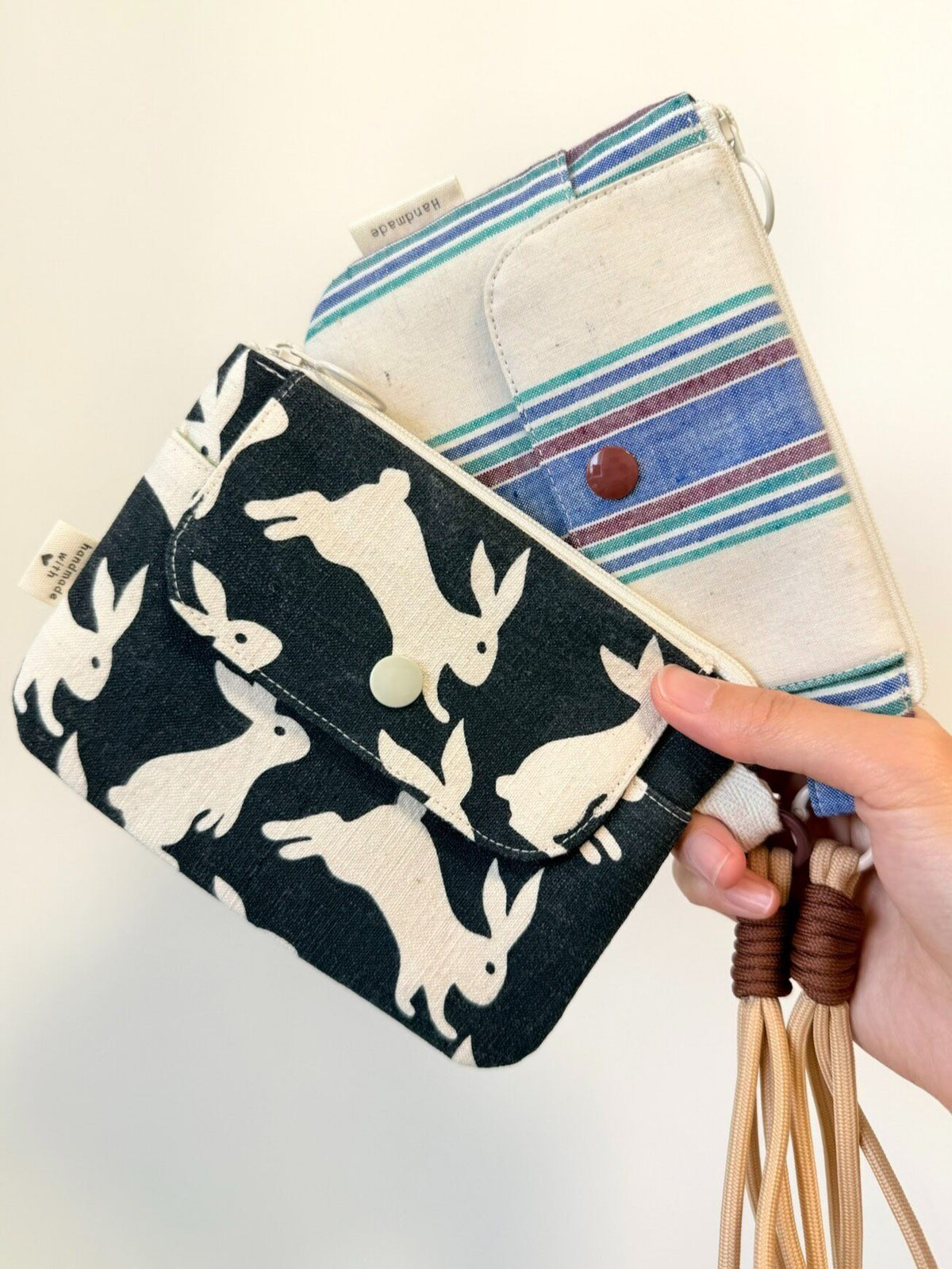 Handmade Cotton Travel Document Pouch