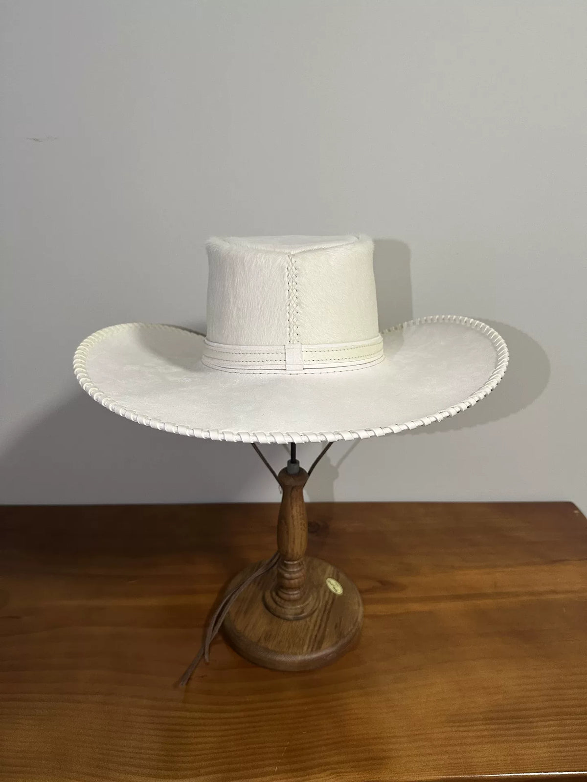 White Horsehair Western Cowboy Hat