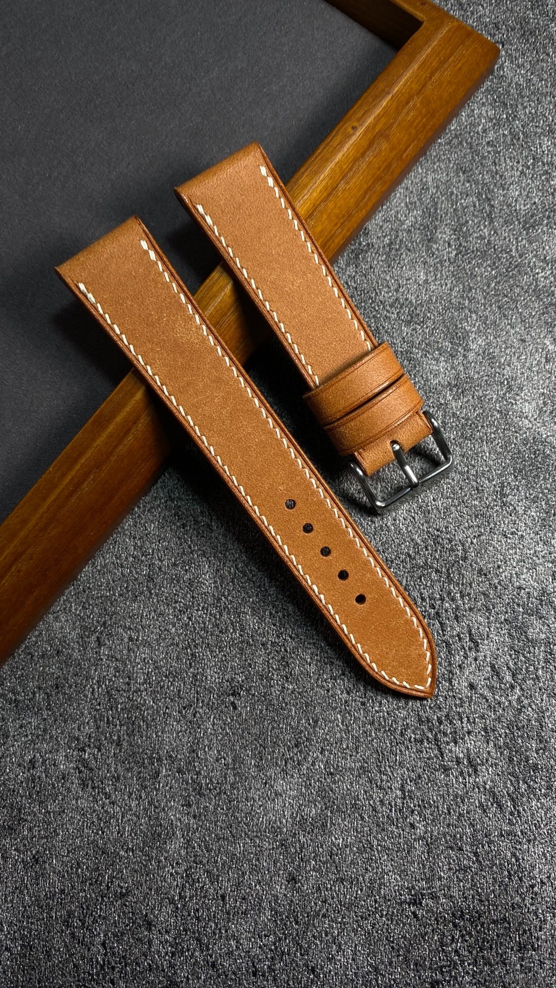 Pueblo Leather Watch Strap 20mm Tan