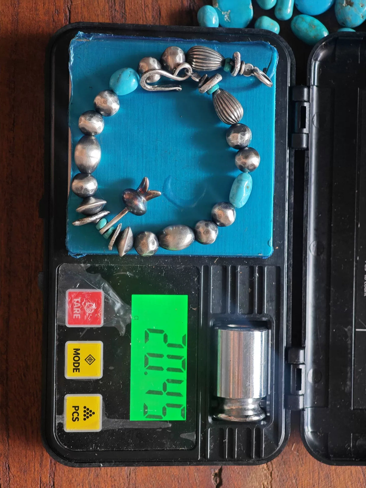 Pulsera de Turquesa Navajo en Plata de Ley 925