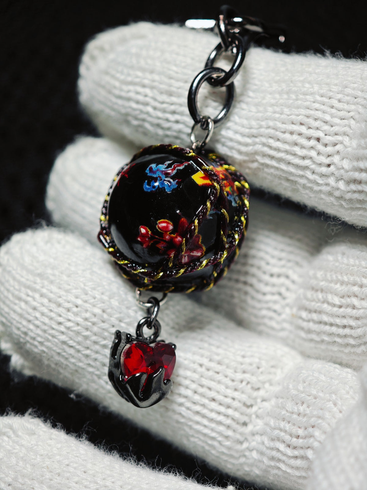 Daoist Horror Eye Pendant Resin Bead