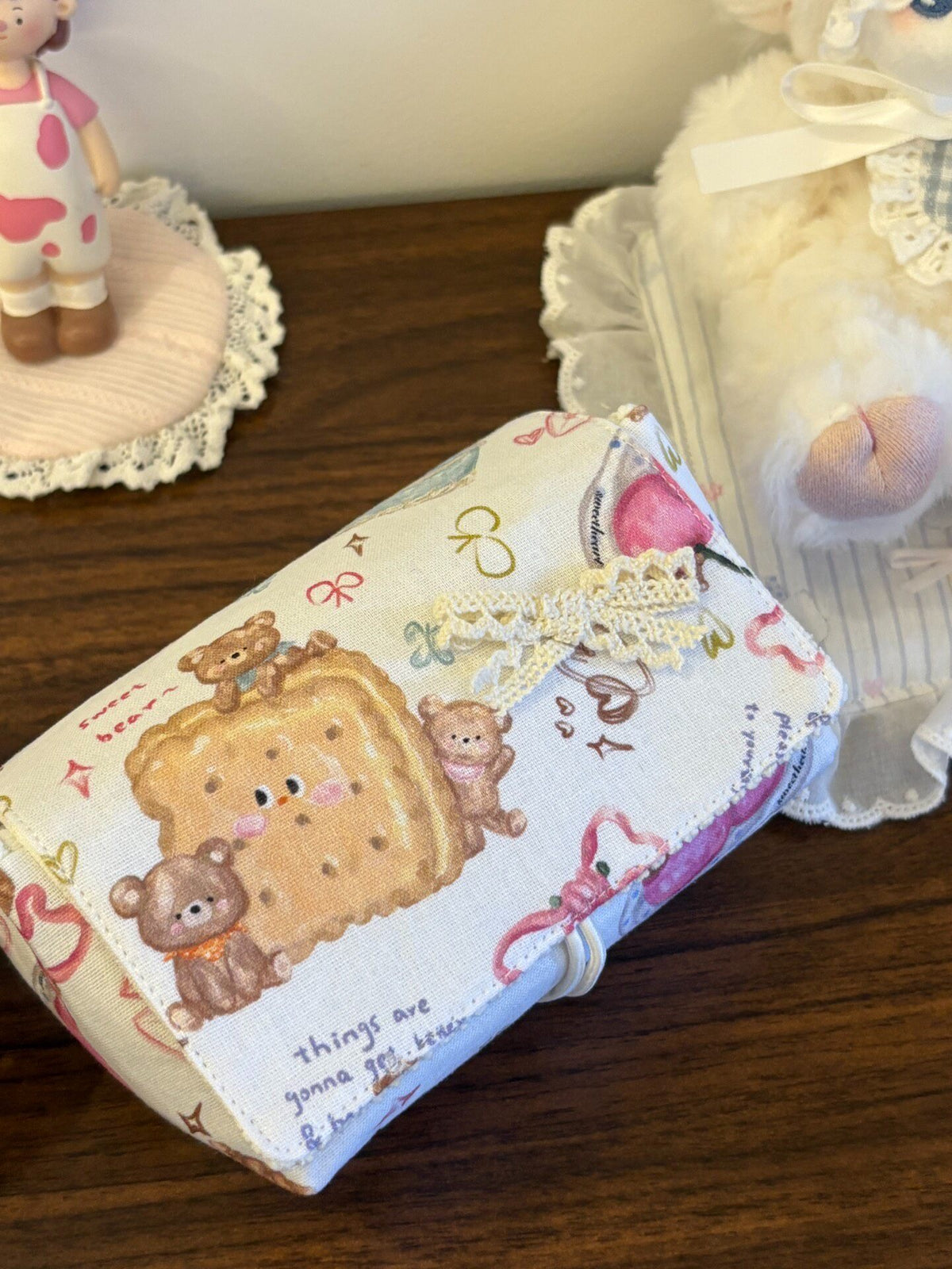 Handmade Double Layer Camera Storage Pouch