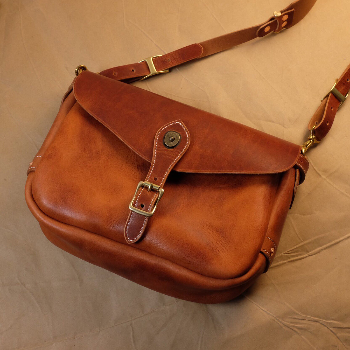 Horween Dublin Leather Messenger Bag