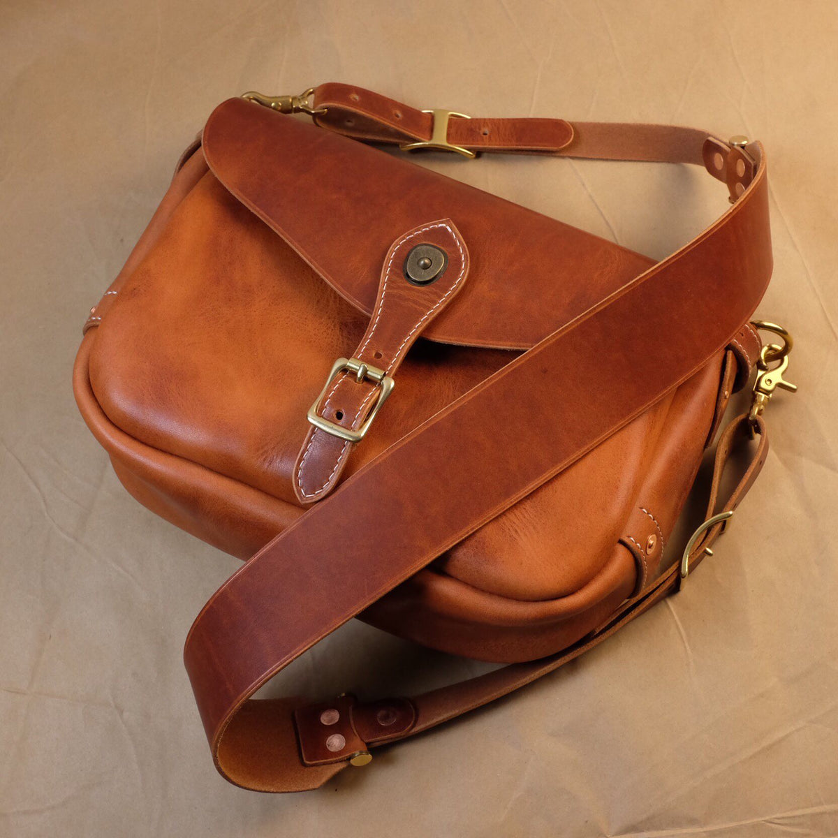 Horween Dublin Leather Messenger Bag