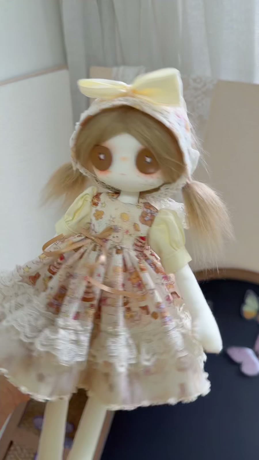 ハンドメイド布製アートドール 30cm
