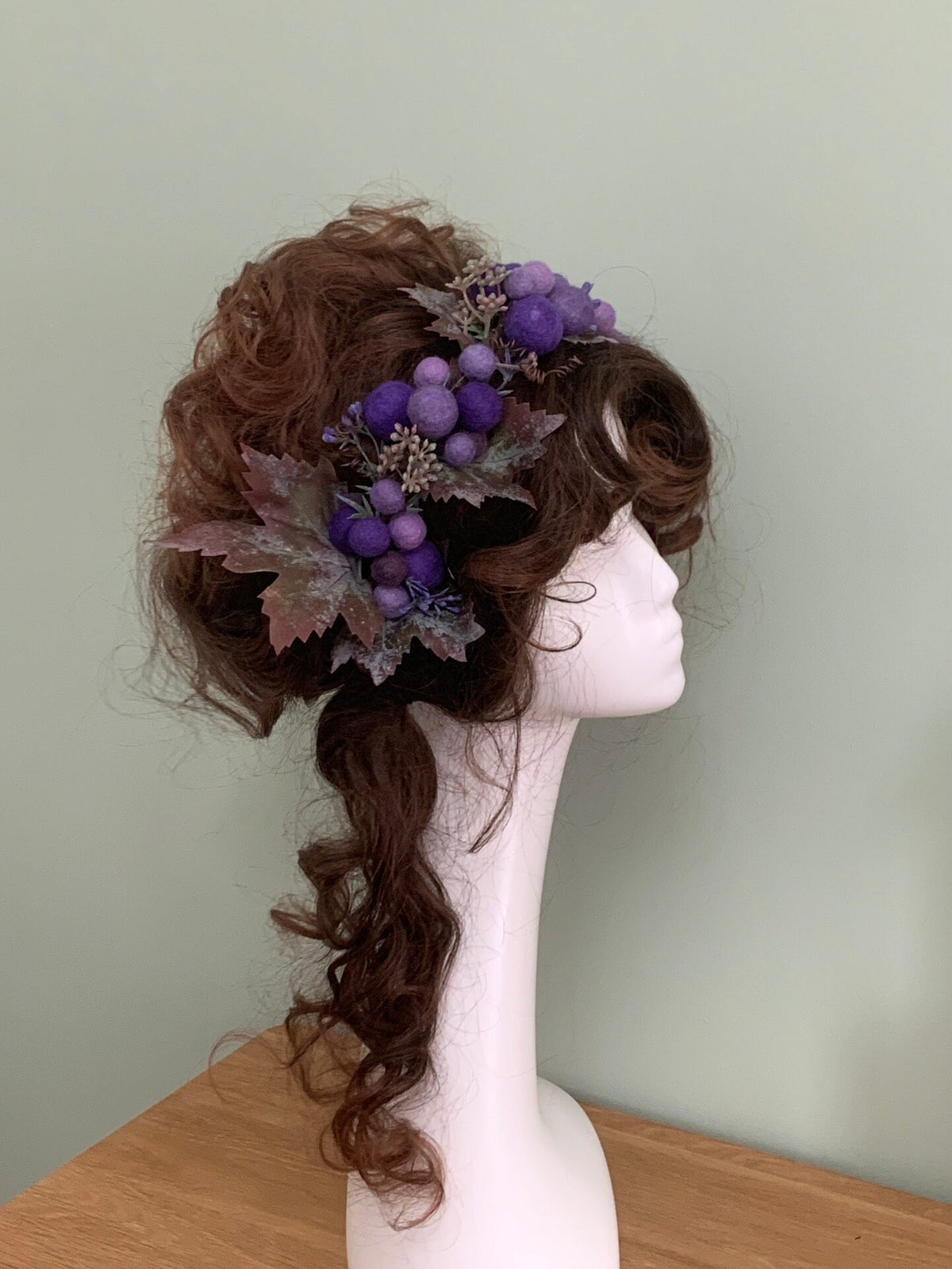 Handmade Grape Wreath Hairband Vintage Style