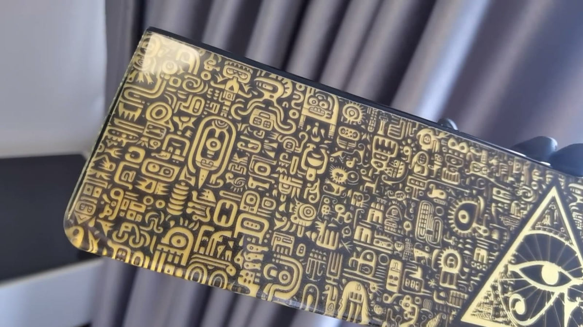 Egyptian Black Gold Keyboard Wrist Rest