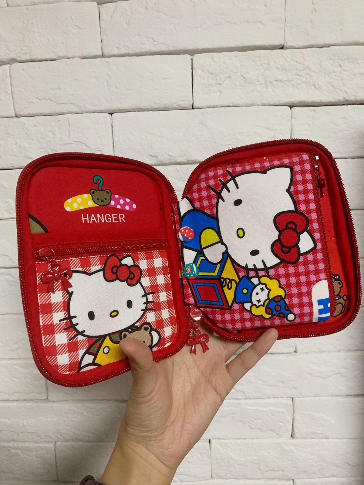 Hello Kitty Canvas Organizer Case