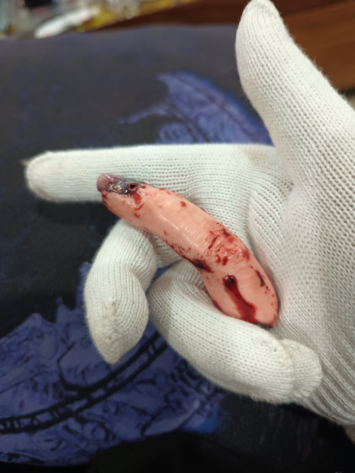 Cthulhu Severed Finger Resin Pendant