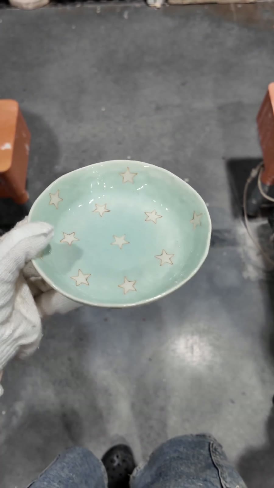 Handcrafted Star Ceramic Dish