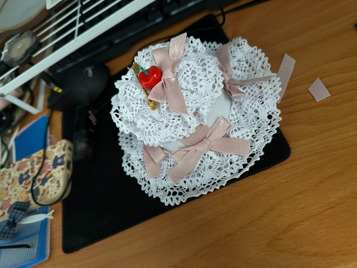 Roze Lolita minihoed waskaars