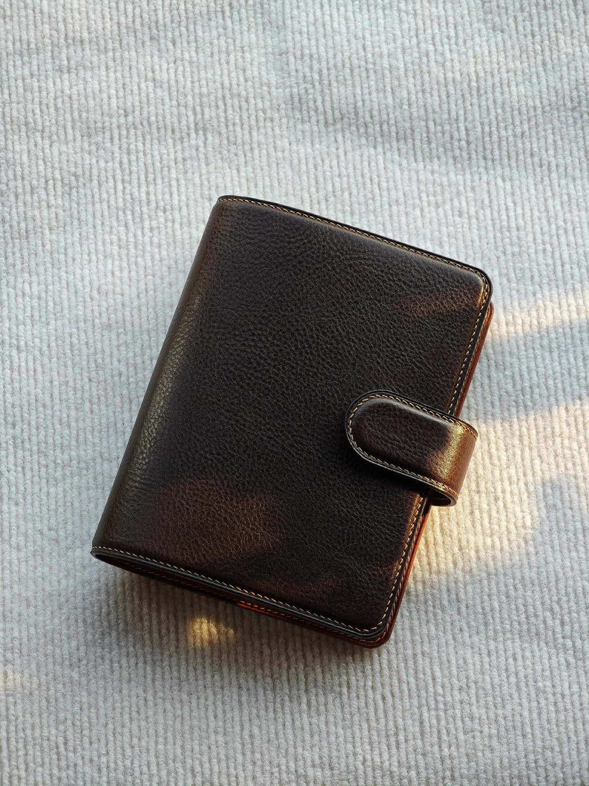 A6 PW Mbox Leather Loose Leaf Notebook Cover