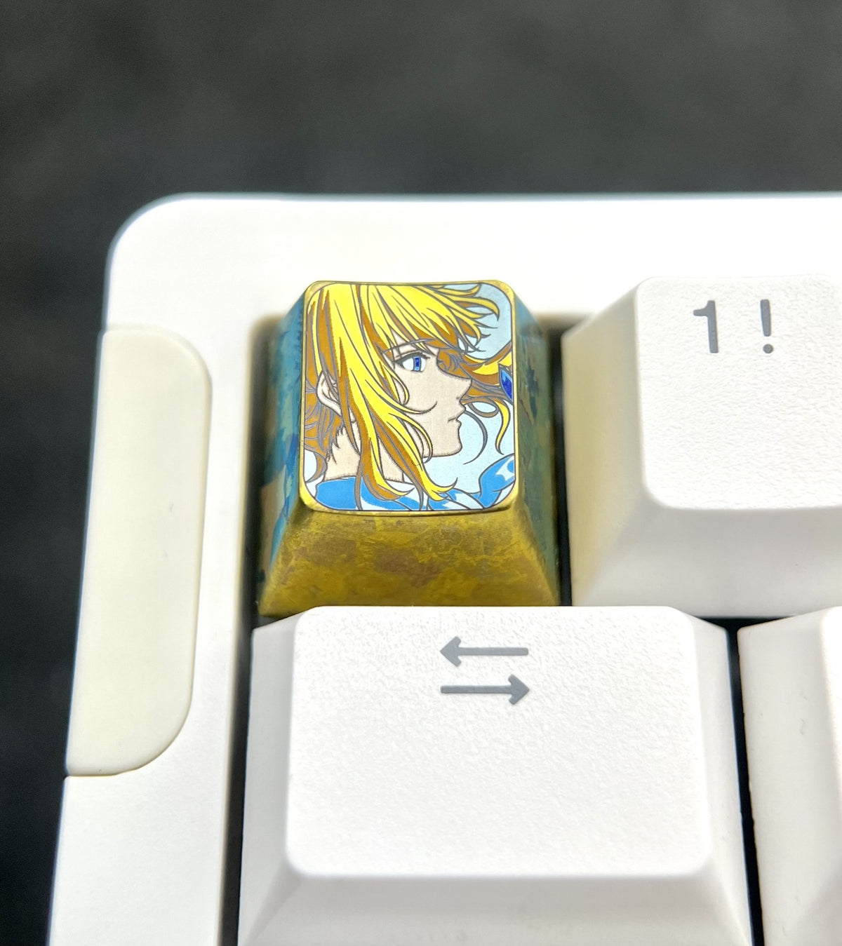 Titanium Alloy Violet Evergarden Keycap