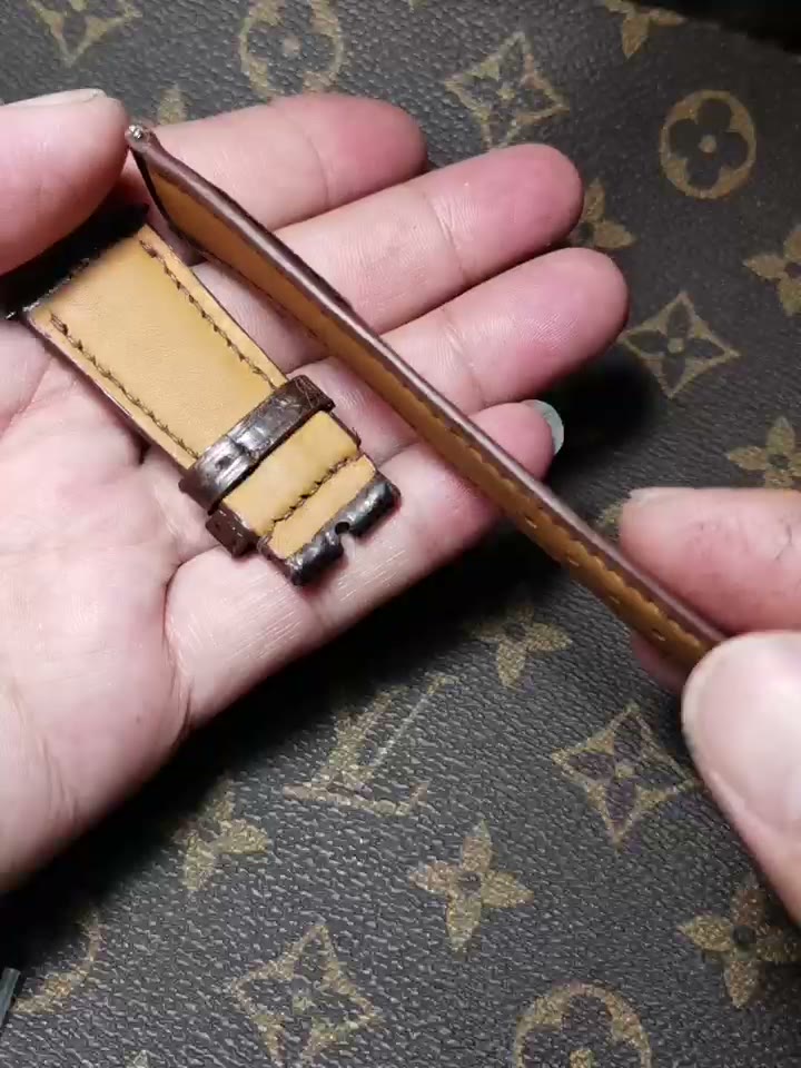 Brown Leather IWC Portugieser Watch Strap