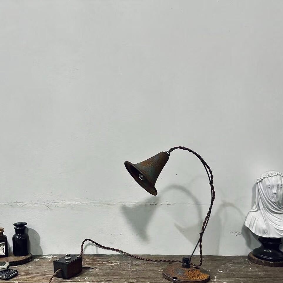 Vintage Industrial Handcrafted Desk Lamp 35cm