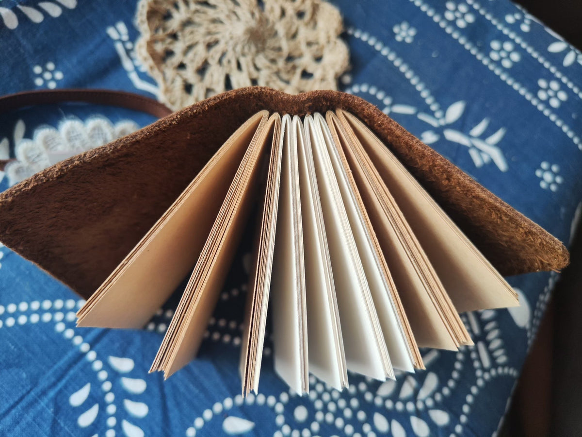Vintage Cowhide Leather Journal Notebook