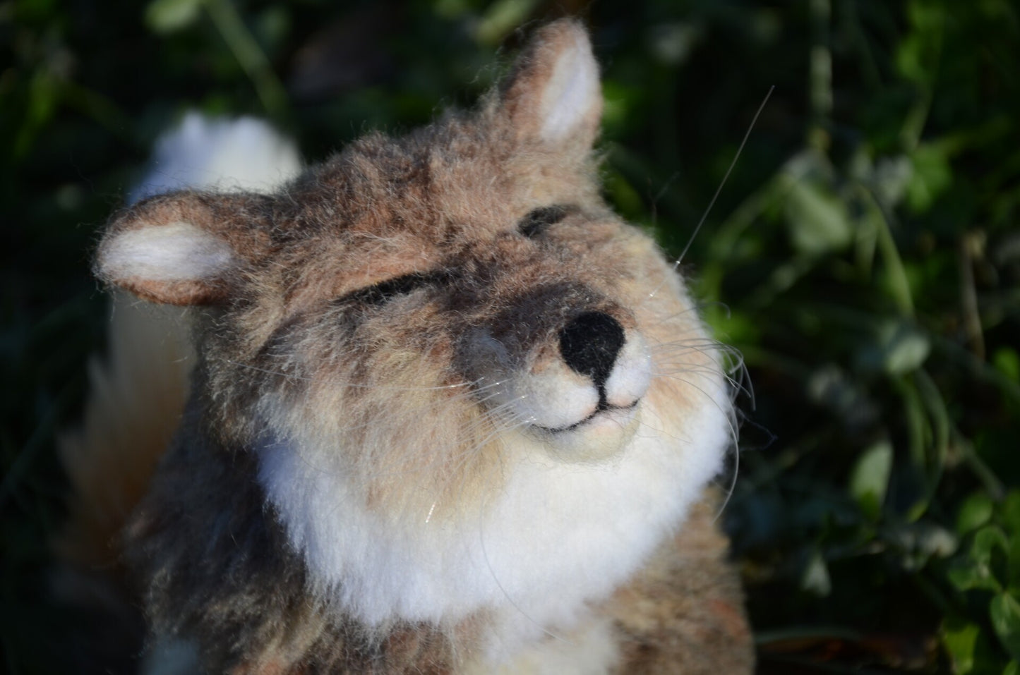 Wool Felt Tibetan Fox Realistic Animal Figure